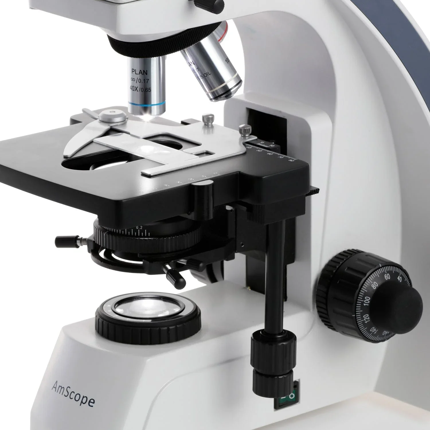 Microscope Compound 40X - 40X-3000X Plan Kohler Laboratory Research Grade