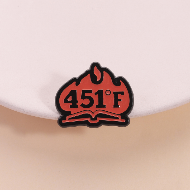 Fahrenheit 451 Book Enamel Pin - Science Buddies review and price