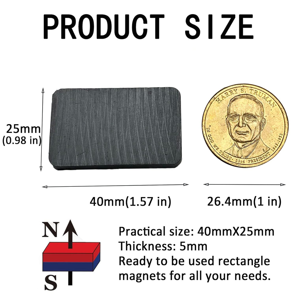 Ferrite Ceramic Blocks Magnets - Hobby Is Science review and price