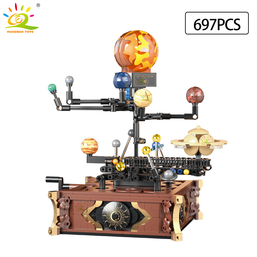 HUIQIBAO MOC Space Solar syste - Solar System Orrery review and price