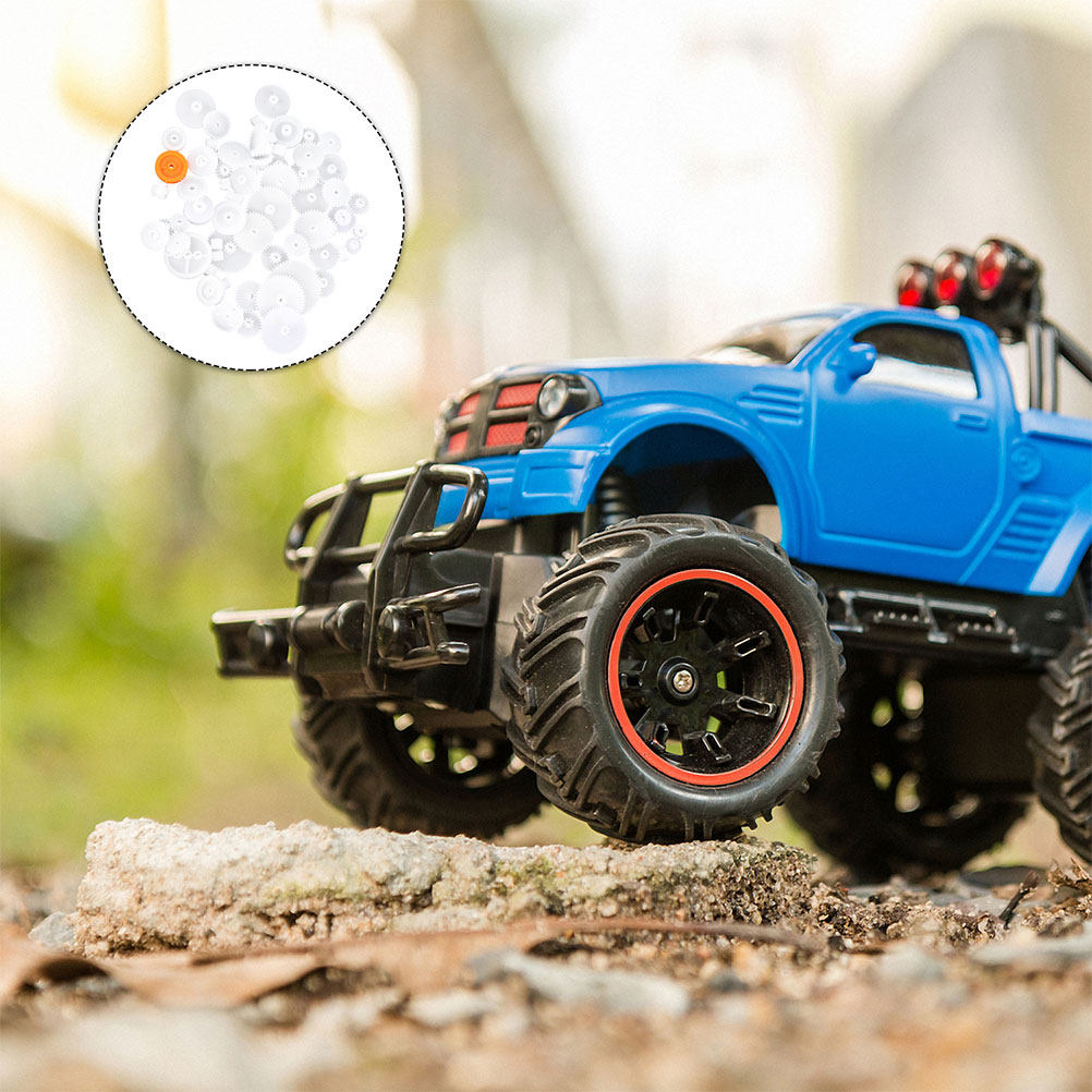 128Pcs Versatile Plastic Gears - Hobby Is Science review and price