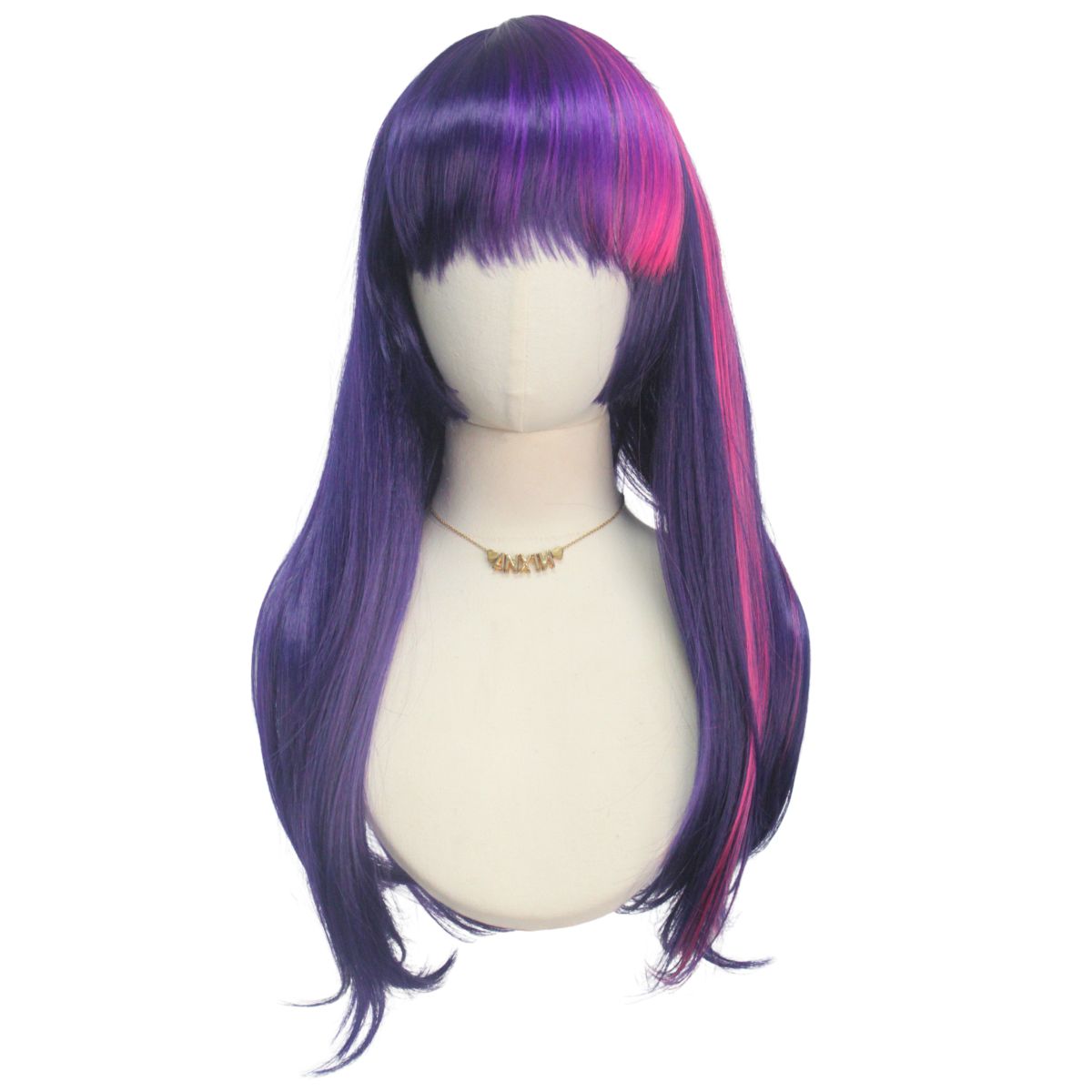 Pink Purple Neat Bangs Long St - Science Bob review and price