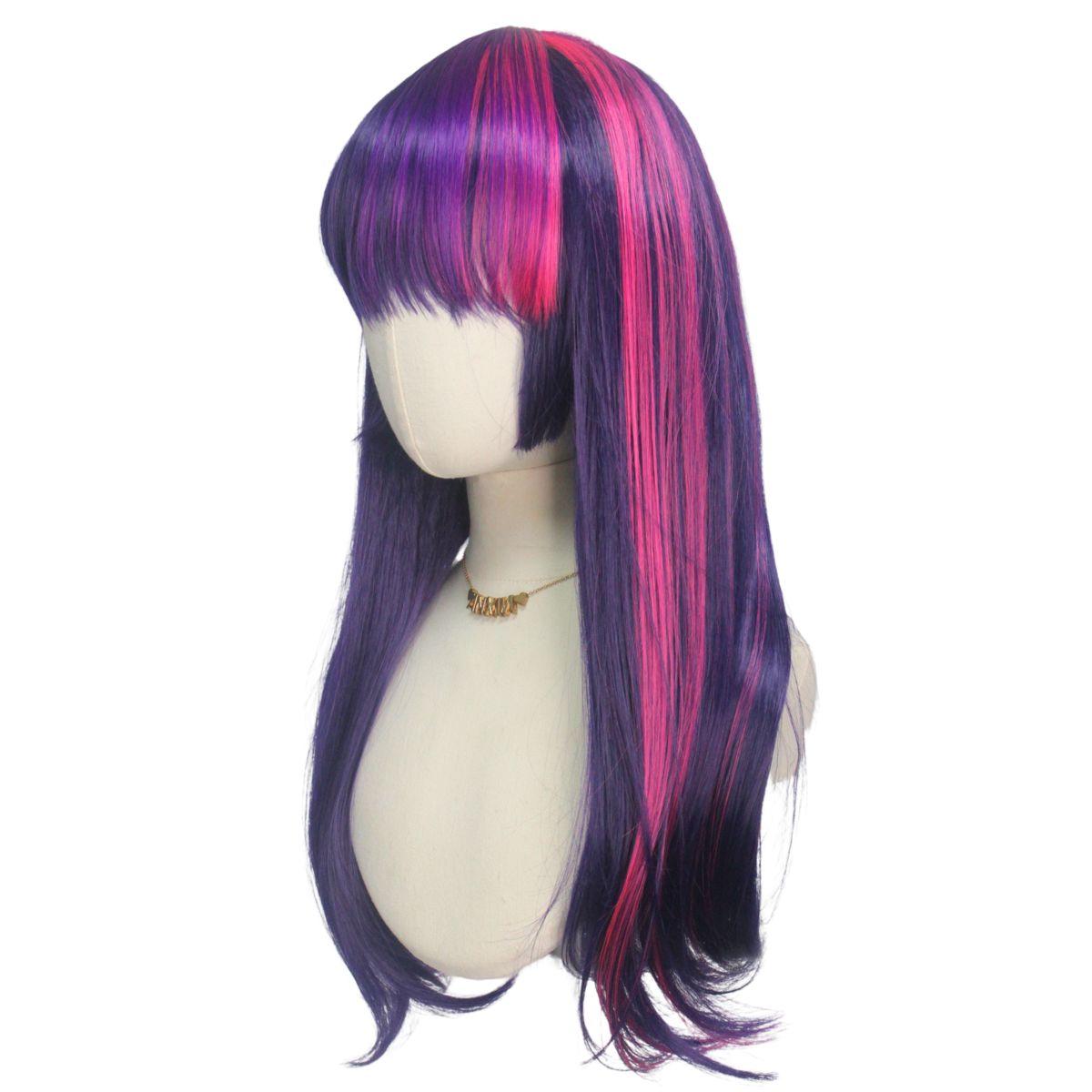 Pink Purple Neat Bangs Long St - Science Bob review and price
