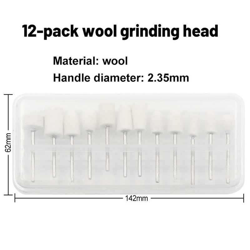 New 12 Pcs Wool Polishing Head - Science Bob review and price