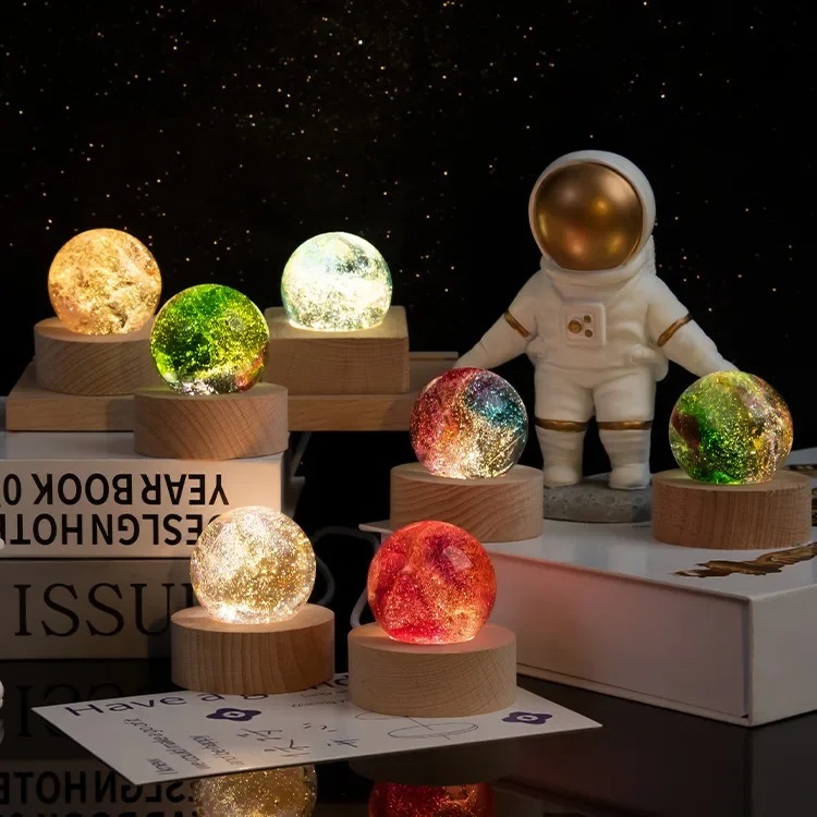 4/6/8cm Fantasy Colorful Glass - Solar System Orrery review and price