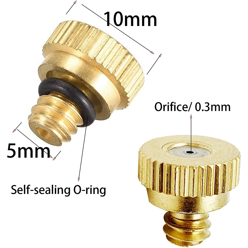 20Pcs Brass Mister Nozzles for - Science Bob review and price