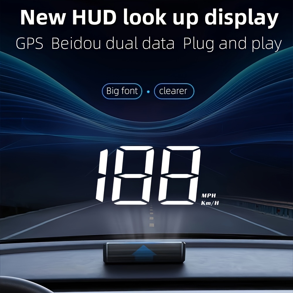 Universal Car Speedometer HUD  - Anemometer Wind Speed review and price