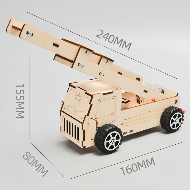 DIY Wood Ladder Fire Truck Mod - Science Diy Model review and price
