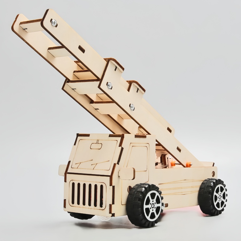 DIY Wood Ladder Fire Truck Mod - Science Diy Model review and price