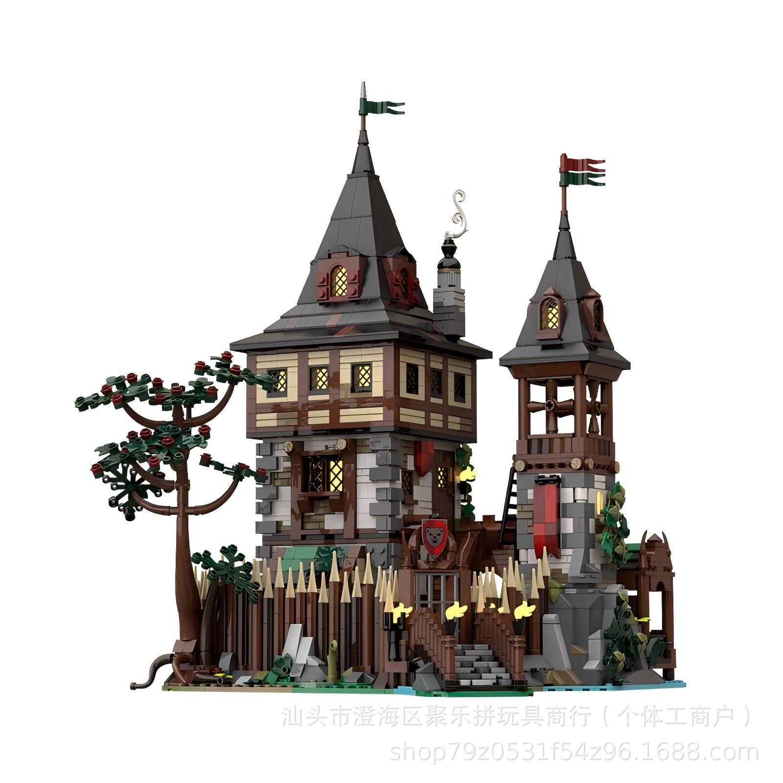 MOC Bear King Castle Mosaic Bu - Hobby Is Science review and price