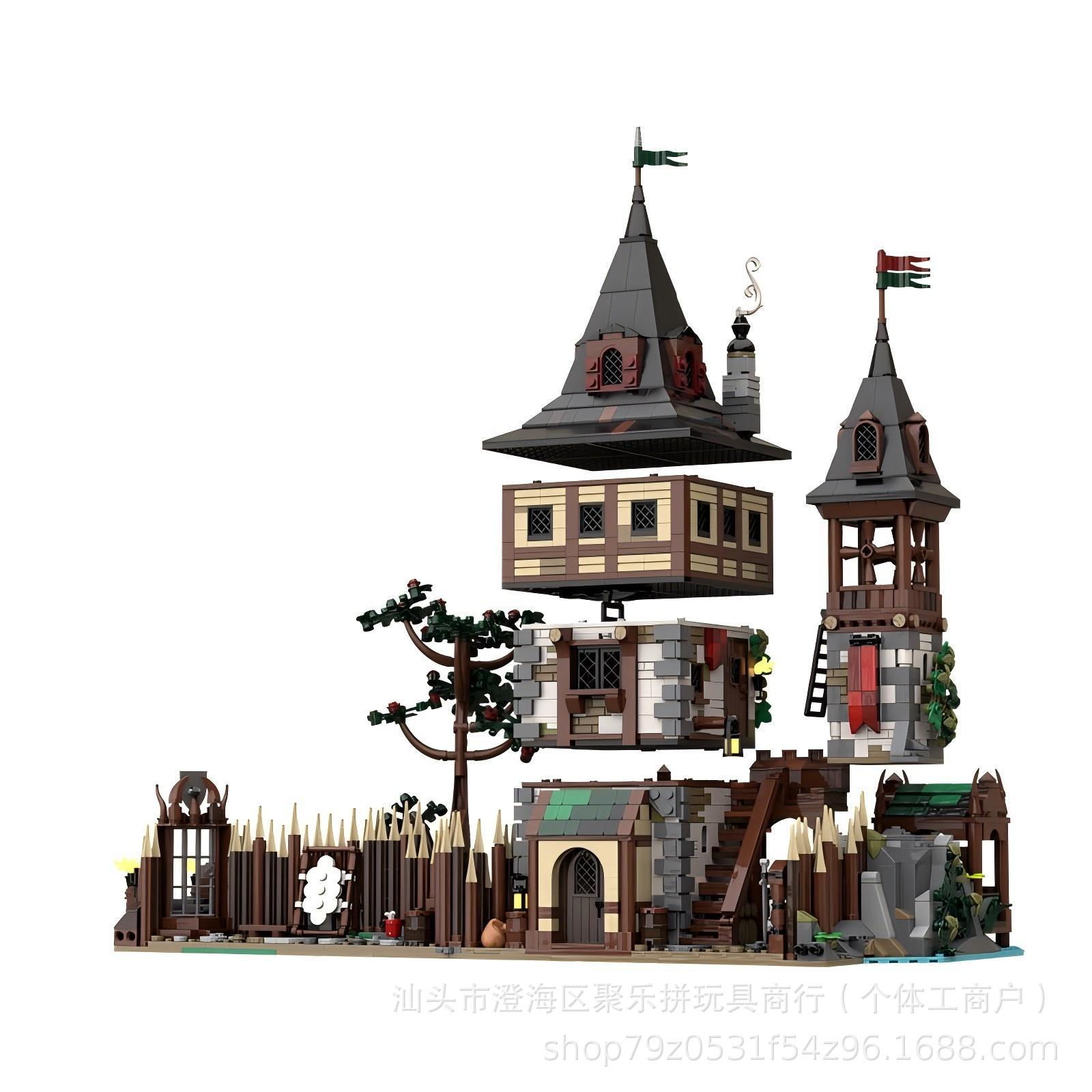 MOC Bear King Castle Mosaic Bu - Hobby Is Science review and price