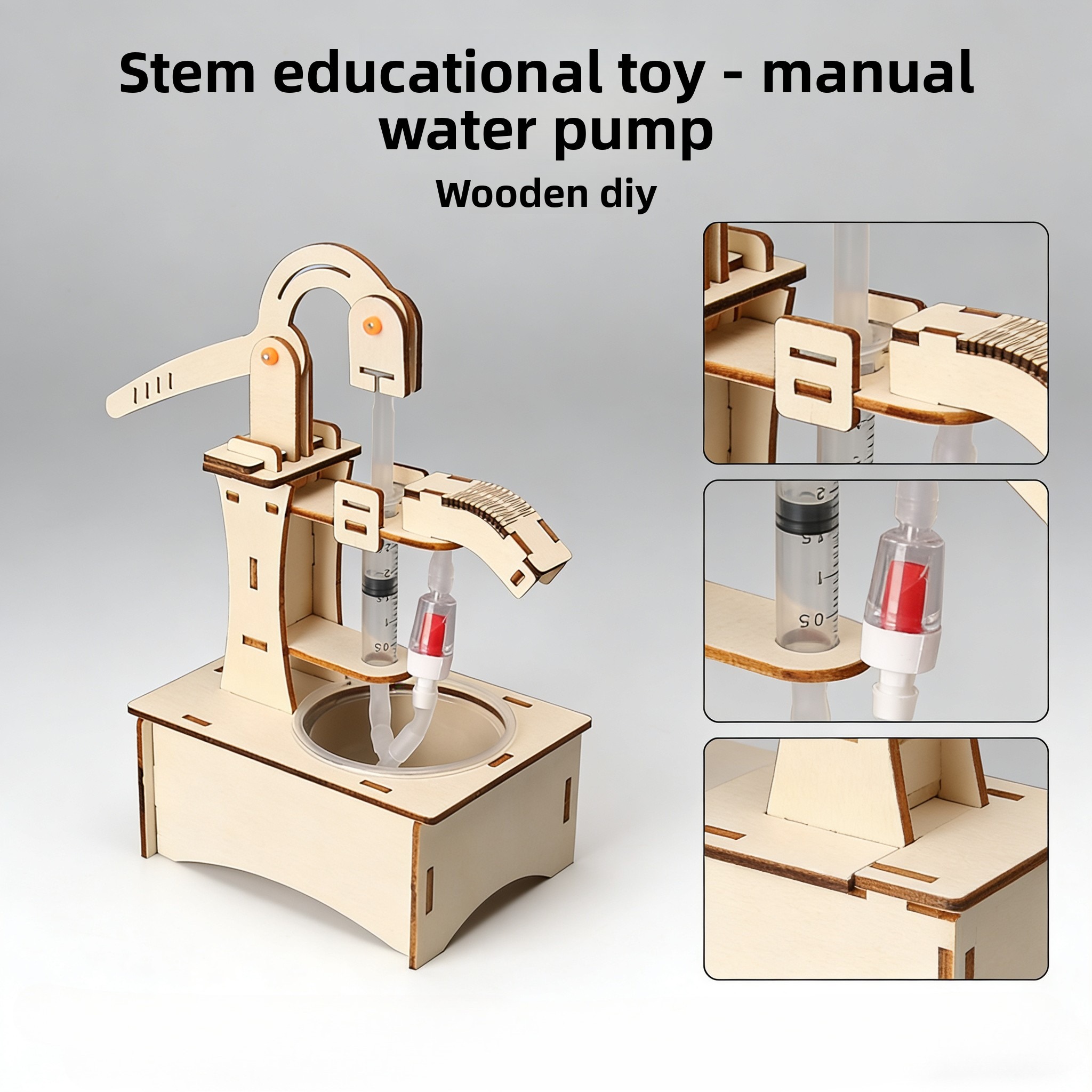 Wooden DIY Hand Pump Well Mode - Science Diy Model review and price